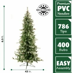 Fraser Hill Farm 6.5 ft. Buffalo Fir Slim Artificial Tree, FFBF065-6SN -Fraser Hill Farm Sales Store 1375809 A4