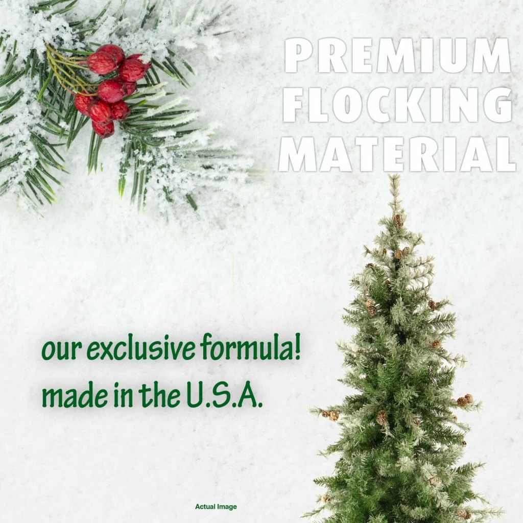 Fraser Hill Farm 7.5 ft. Buffalo Fir Slim Artificial Tree, FFBF075-3SN 4 Fraser Hill Farm 7.5 ft. Buffalo Fir Slim Artificial Tree, FFBF075-3SN - Image 2