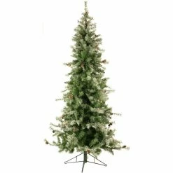 Fraser Hill Farm 9 ft. Buffalo Fir Slim Artificial Tree, FFBF090-6SN