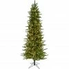 Fraser Hill Farm 6.5 ft. Carmel Pine Slim Artificial Tree, FFCP065-3GR