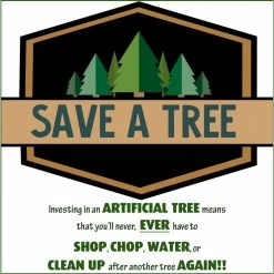 Fraser Hill Farm 6.5 ft. Carmel Pine Slim Artificial Tree, FFCP065-3GR -Fraser Hill Farm Sales Store 1375821 A3