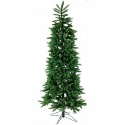 Fraser Hill Farm 9 ft. Carmel Pine Slim Artificial Tree, FFCP090-0GR