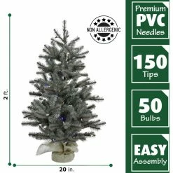 Fraser Hill Farm 2 ft. Heritage Pine Artificial Tree, FFHP028-6GRB -Fraser Hill Farm Sales Store 1375860 A3