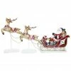 Fraser Hill Farm 3 pc. Santa Sleigh Decor Set, FFRS000-SC1-RD -Fraser Hill Farm Sales Store 1485601
