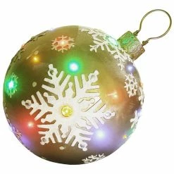 Fraser Hill Farm 18 in. Blue Ornament Decor, FFRS018-ORN1-GLD