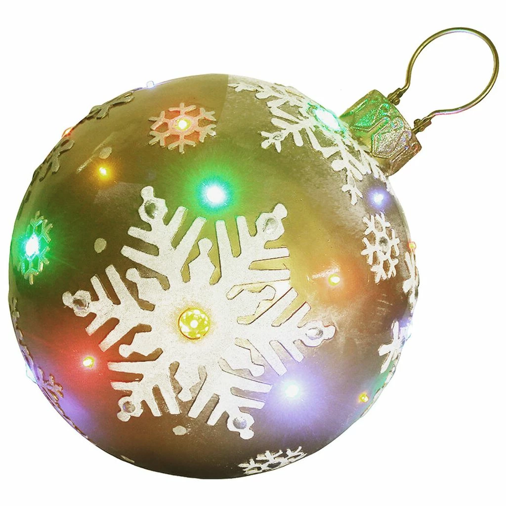 Fraser Hill Farm 18 in. Blue Ornament Decor, FFRS018-ORN1-GLD 3 Fraser Hill Farm 18 in. Blue Ornament Decor, FFRS018-ORN1-GLD