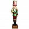 Fraser Hill Farm 4 ft. Nutcracker Decor in Green, FFRS048-NC0-RD2 -Fraser Hill Farm Sales Store 1485615