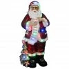 Fraser Hill Farm 4 ft. Santa with List Decor, FFRS052-SC1-RD -Fraser Hill Farm Sales Store 1485616