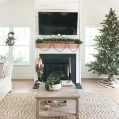 Fraser Hill Farm 22 in. Snowman Christmas Door Hanging w/ Berries & Pine Branches w/ Burlap Bow & Top Hat, FF022CHWR001-0RED 12 Fraser Hill Farm 22 in. Snowman Christmas Door Hanging w/ Berries & Pine Branches w/ Burlap Bow & Top Hat, FF022CHWR001-0RED -Fraser Hill Farm Sales Store 1647536 A4