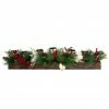 Fraser Hill Farm 42 in. 5-Candle Holder Centerpiece w/ Pine & Red Berries w/ Gold Leaf Accents in Wooden Box, FF042CHTT003-0GR 1 Fraser Hill Farm 42 in. 5-Candle Holder Centerpiece w/ Pine & Red Berries w/ Gold Leaf Accents in Wooden Box, FF042CHTT003-0GR -Fraser Hill Farm Sales Store 1647560 A5