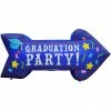 Fraser Hill Farm 8 ft. Wide Graduation Party Arrow Outdoor Inflatable, Outdoor Blow Up Inflatable with Lights, FHINGDPRTY081-L -Fraser Hill Farm Sales Store 1702297
