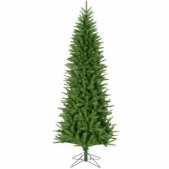 Fraser Hill Farm 9 ft. Winter Falls Slim-Silhouette Christmas Tree, FFWF090-0GR