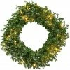 Fraser Hill Farm 24 in. Boxwood Green Christmas Decor Square Wreath with Warm White LED Lights, FFBX024W-5GR1 2 Fraser Hill Farm 24 in. Boxwood Green Christmas Decor Square Wreath with Warm White LED Lights, FFBX024W-5GR1 -Fraser Hill Farm Sales Store 1857672