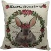 Fraser Hill Farm 15.5 in. Easter Blessings Bunny Rabbit Accent Pillow, Indoor Spring Decoration, FHSPESTPL-WHT1 2 Fraser Hill Farm 15.5 in. Easter Blessings Bunny Rabbit Accent Pillow, Indoor Spring Decoration, FHSPESTPL-WHT1 -Fraser Hill Farm Sales Store 1857728