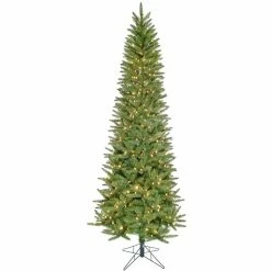 Fraser Hill Farm 6.5 ft. Flocked Pine Valley Christmas Tree with Smart String Lighting, FFPV065-3SN