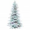 Fraser Hill Farm 6.5 ft. Flocked Pine Valley Christmas Tree with Multi-Color LED String Lighting, FFPV065-6SN 2 Fraser Hill Farm 6.5 ft. Flocked Pine Valley Christmas Tree with Multi-Color LED String Lighting, FFPV065-6SN -Fraser Hill Farm Sales Store 1857740
