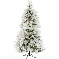 Fraser Hill Farm 9 ft. Woodside Pine Christmas Tree with Warm White LED Lighting and EZ Connect, FFWS090-3GR